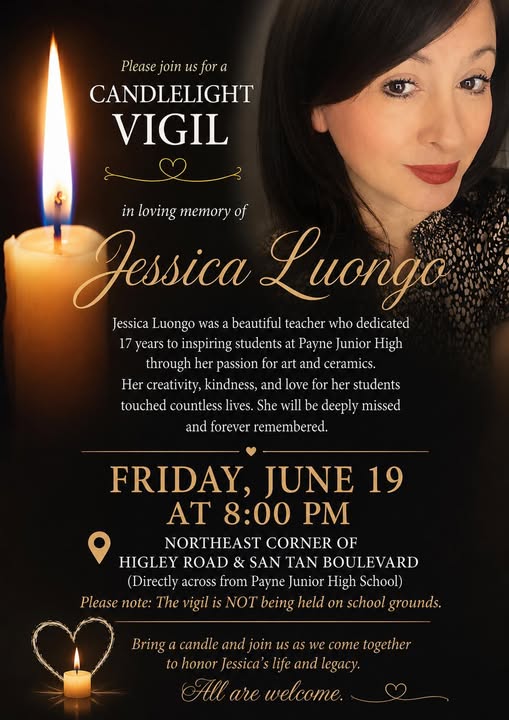 Jessica Luongo, Gilbert, AZ Death- Payne Junior High School Mourn Sudden Loss Of Beloved Teacher